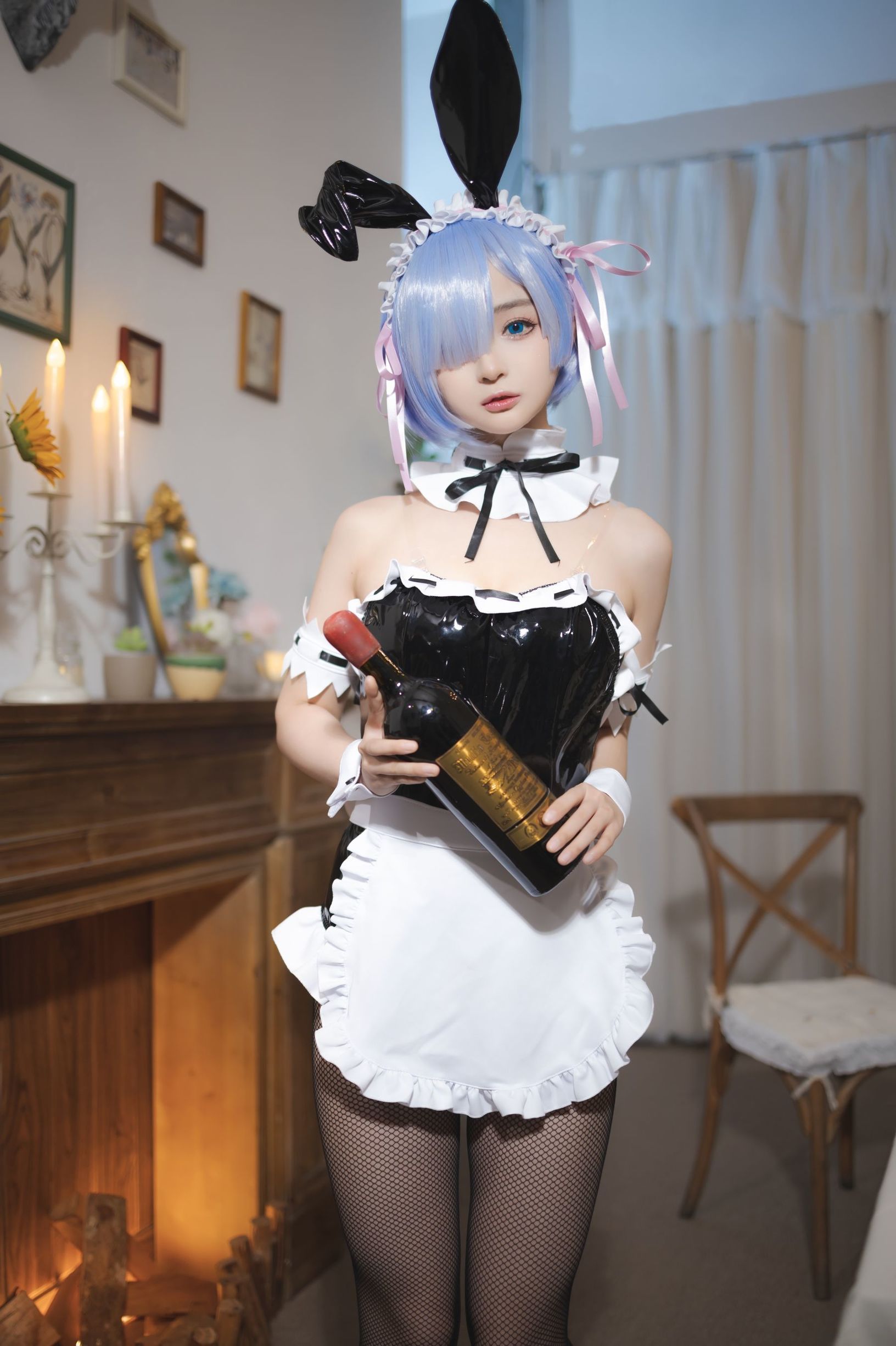 [网红COSER]桜井宁宁蕾姆兔女郎插图6
